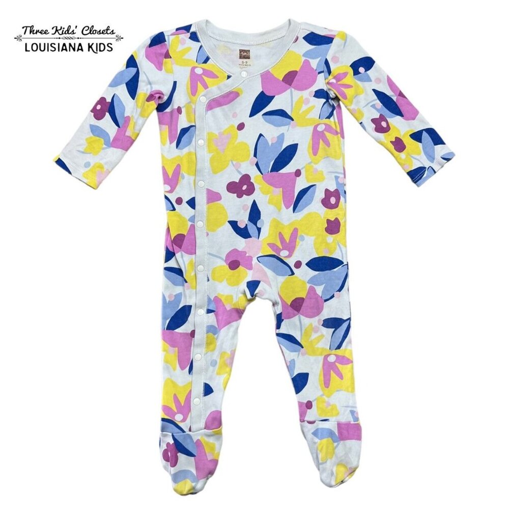 Tea Collection 6-9m Floral Print Sleeper Pajamas
